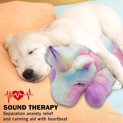 Lepawit Heartbeat Puppy Toy Platypus Pillow Pet Toy with Calming Lavender Scented for Puppy Sleep Aid and Anxiety Relief Squeaky Dog Toys for Puppy and Small Dogs in Kuwait