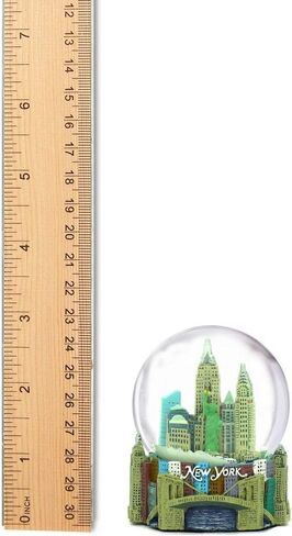 Mini New York City Snow Globe (2.5 Inch) NYC Skyline in This Souvenir Figurine with Statue of Liberty, (45mm Globe) in Saudi Arabia