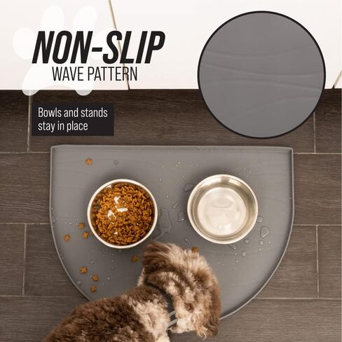 Leash Boss Fountain Mat, Silicone Water Mat Designed for Pet Fountains, Dog Gravity Water Bowls, Automatic Dispensing Cat Feeders in Saudi Arabia