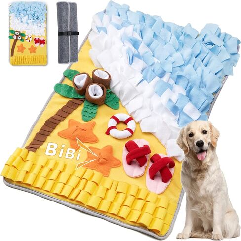 Snuffle Mat for Large Dogs Sniff Mat for Cats, Dog Enrichment Toys, Dog Puzzle Toys Small Medium Pet Sniffing Mat Large Breed in Saudi Arabia