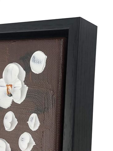 Wieco Art Large Modern Abstract White Flowers Oil Paintings on Canvas Wall Art Morning Glory 100% Hand Painted Floral Gallery Wrapped Artwork for Living Room Bedroom Home Office Decor in Kuwait