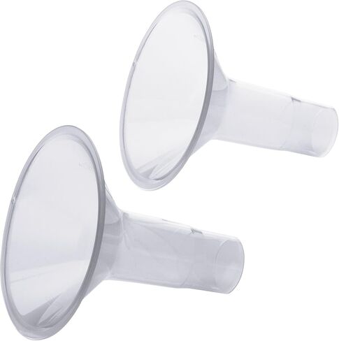 Medela PersonalFit Breast Shields, Large (Pack of 2) 27mm Breast Pump Flanges, Authentic Medela Spare Parts, Made Without BPA in Saudi Arabia