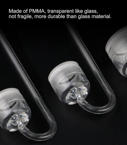 Acrylic CO2 Diffuser with Integrated Bubble Counter for Aquarium Plants (L) in Kuwait