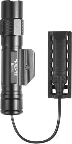 ThruNite BSS Ratel Rechargeable Flashlight, Customzied Edition with BlackScoutSurvival Bright Tactical Flashlight High 1983 Lumen for 1913 Rail, Long 265 Meters Throw, Black Cool White in Kuwait