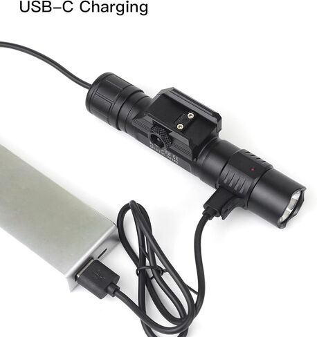 ThruNite BSS Ratel Rechargeable Flashlight, Customzied Edition with BlackScoutSurvival Bright Tactical Flashlight High 1983 Lumen for 1913 Rail, Long 265 Meters Throw, Black Cool White in Kuwait