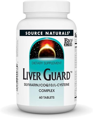 Source Naturals Liver Guard, with Silymarin, CoQ10, L-Cysteine Complex, for healthy liver function* - 120 Tablets in Saudi Arabia
