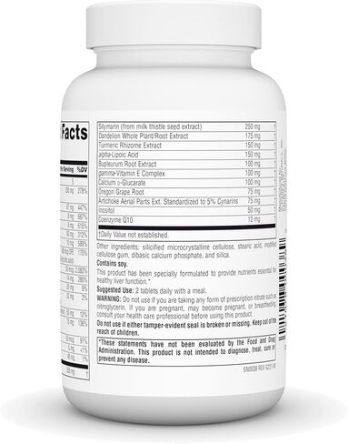 Source Naturals Liver Guard, with Silymarin, CoQ10, L-Cysteine Complex, for healthy liver function* - 120 Tablets in Saudi Arabia