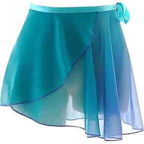 TAIKMD Adult Sheer Chiffon Ballet Skirt Wrap Over Scarf Dance Leotard Skate Tutu Dress in Saudi Arabia