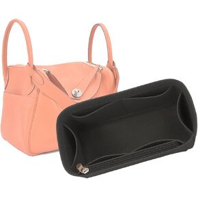 Lckaey Purse Organizer Insert for hermes lindy 26 inner bag insert 2037beige-S in Kuwait