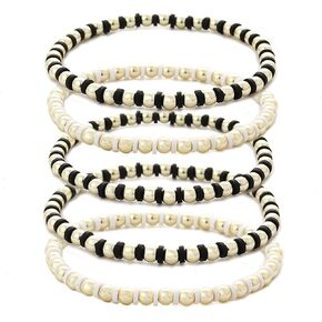 Colorful Beaded Bracelets for Women Heishi Bracelet Set Gold Bead Bracelets Resin Acrylic Bangle Bracelets Stackable Stretch Strand Bracelet in Saudi Arabia