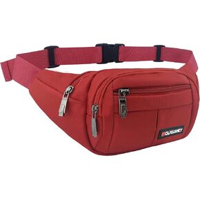 Fanny Pack for Men Fanny Packs for Women Fashionable Waist Bag for Hiking Running Traveling Plus Size Adjustable