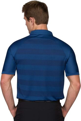 قمصان بولو جولف Three Sixty Six للرجال - قمصان بولو جولف ذات ياقة جافة - خفيفة الوزن وقابلة للتنفس مع نسيج مطاطي in Kuwait