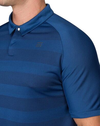 قمصان بولو جولف Three Sixty Six للرجال - قمصان بولو جولف ذات ياقة جافة - خفيفة الوزن وقابلة للتنفس مع نسيج مطاطي in Kuwait