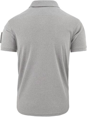 تي شيرت بولو تكتيكي للأداء الخارجي للرجال من LAIWANG بأكمام قصيرة وممتص للرطوبة، تي شيرت رياضي للجولف والتنس in Kuwait