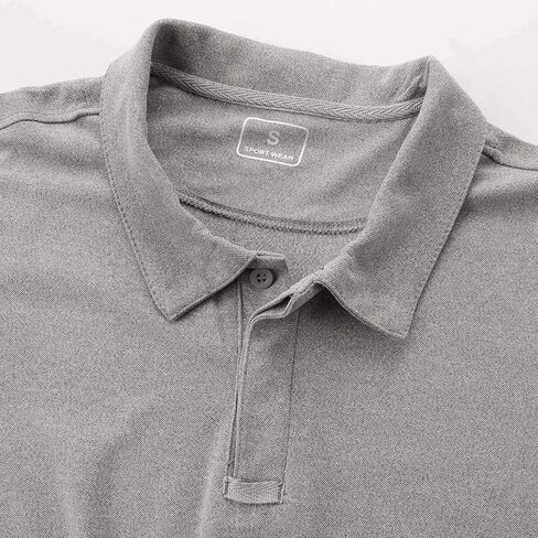 تي شيرت بولو تكتيكي للأداء الخارجي للرجال من LAIWANG بأكمام قصيرة وممتص للرطوبة، تي شيرت رياضي للجولف والتنس in Kuwait