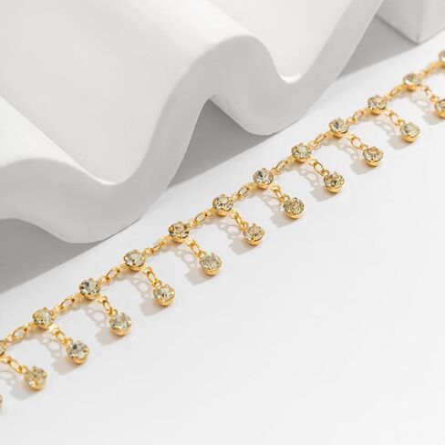 FMR الراين الخصر سلسلة الذهب كريستال الجسم سلسلة مثير شرابات البطن سلاسل الصيف شاطئ الخصر مجوهرات للجسم للنساء والفتيات في سن المراهقة in Kuwait