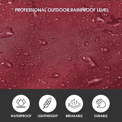 Unisex Rain Poncho for Adults, Hooded Waterproof Raincoat Jacket for Hiking, Camping and Outdoor in Saudi Arabia