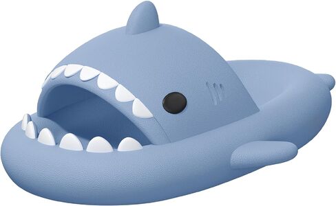 XPKWS Shark Slides for Women and Men Unisex Cloud Slippers Adult Novelty Beach Sandals with Thick Sole in Saudi Arabia
