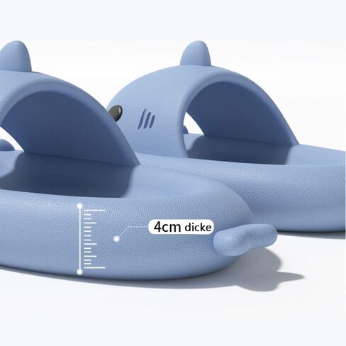 XPKWS Shark Slides for Women and Men Unisex Cloud Slippers Adult Novelty Beach Sandals with Thick Sole in Saudi Arabia