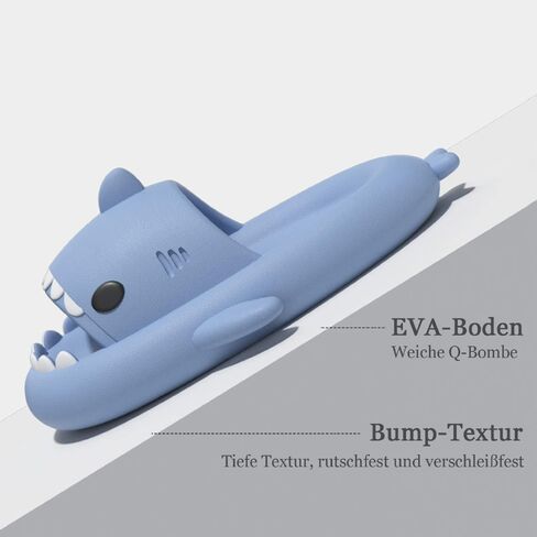 XPKWS Shark Slides for Women and Men Unisex Cloud Slippers Adult Novelty Beach Sandals with Thick Sole in Saudi Arabia