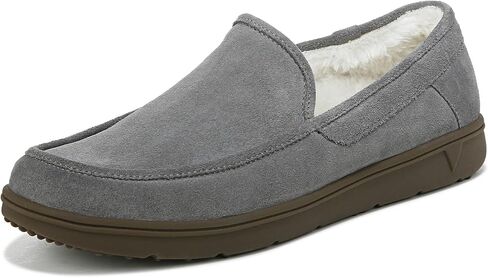 Vionic Men's Suede Gustavo Slip On Mule Sipper- Comfortable Spa House Slippers that include Three-Zone Comfort with Orthotic Insole Arch Support, Soft House Shoes for Men in Saudi Arabia