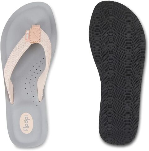 Floopi Flip Flops for Women Casual Thong Womens Sandals Comfort Heel Cushion, Ladies Beach Sandals with Indoor & Outdoor Anti Skid Soles in Saudi Arabia
