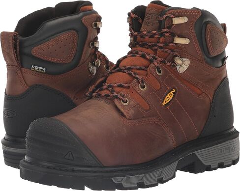 KEEN Utility Men's Camden 6" Composite Toe Waterproof Internal Metatarsal Guard Heavy Duty Work Boots in Saudi Arabia