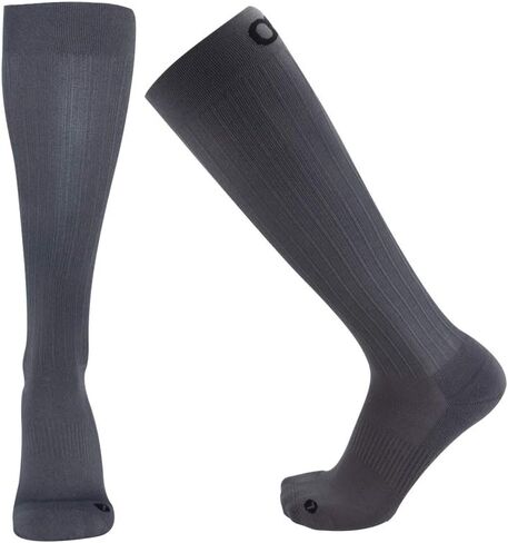جوارب ضغط طبية للرجال والنساء 15-20 ملم زئبق من OrthoSleeve (X-Large، أسود) in Kuwait