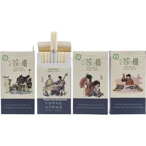 سجائر Rounuse® العشبية، خالية من النيكوتين، خالية من التبغ، 4 عبوات - 80 سيجارة in Kuwait