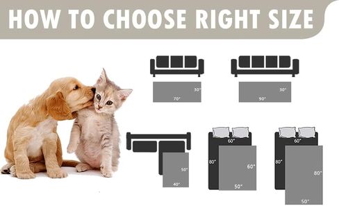 Waterproof & Anti-Slip Washable Faux Fur Dog Bed Cover and Pet Blanket Couch Cover Sofa Pet Bed Mat ，car Incontinence Mattress Protectors Furniture for Most Cats Dogs Pets in Saudi Arabia
