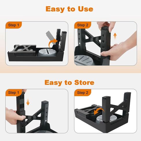 حامل وعاء الكلب القابل للتعديل من بيتيزر، تصميم 2 في 1، 5 خيارات للارتفاع، تغذية بطيئة، قوي ومستقر، سهل التركيب in Kuwait