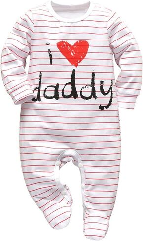 KuKitty Baby Boys Girls Romper Letter Print Jumpsuit in Saudi Arabia