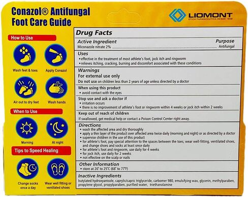 Conazol Cream Anti-fungal Athlete's Foot Cure - 30g 3-Pack in Saudi Arabia