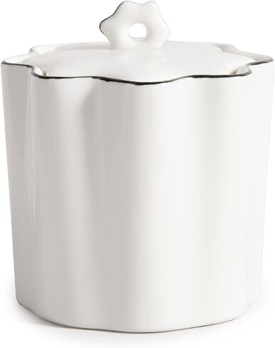 برطمان قطني للسيدات من Kassatex، باللون الأبيض، مقاس واحد in Kuwait