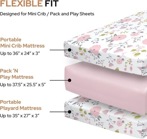 Pickle & Pumpkin Premium Organic Crib Sheet | 2 Pack 100% Organic Jersey Cotton Fitted Crib Sheets Set | Toddler or Standard Crib Mattress Sheets | Girls & Boys | Penguin & Woodland Crib Sheet in Kuwait