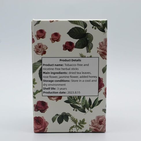 سجائر Rounuse® العشبية، خالية من النيكوتين، خالية من التبغ، 4 عبوات - 80 سيجارة in Kuwait