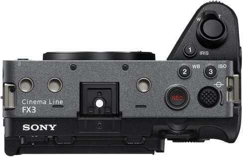 Sony Alpha FX3 Cinema Line Full-Frame Camera (Body Only) - Professional Cinematic Excellence with 4K Video Bundle with Lightweight XLR Handle Compatible Camera Cage (2 Items) in Saudi Arabia