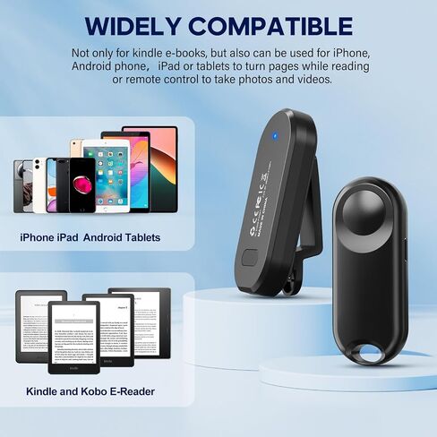 جهاز التحكم عن بعد من Oresoc RF لجهاز Kindle Paperwhite، ملحقات Kindle الصور والفيديو عن بعد للكتب الإلكترونية iPhone iPad Android والأجهزة اللوحية قراءة الروايات المصورة in Kuwait