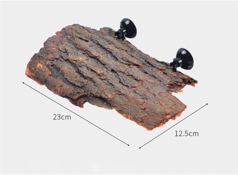 Flushbay Turtle Floating Basking Platform Aquarium Turtle Decorations Artificial Bark Tortoise Climbing Platform with Suction Cups Resting Terrace for Terrapins (Turtle Resting Platform) in Kuwait