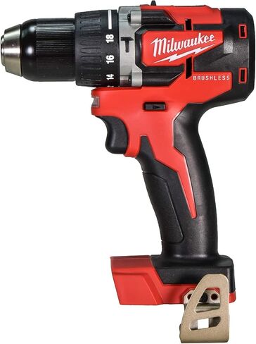 Milwaukee 2802-20 M18 18V 1/2" Compact Cordless Brushless Hammer Drill/Driver (Renewed) in Saudi Arabia