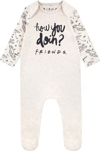 FRIENDS Unisex Newborn Baby Footies For Boys or Girls in Kuwait
