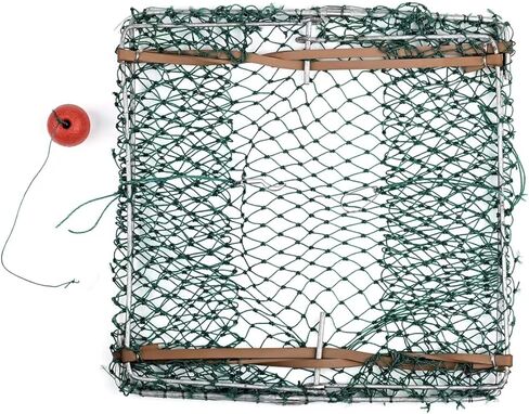 مصائد سرطان البحر الاحترافية من ال اس اتش لسرطان البحر الازرق مع عوامة وحبل، 12.9 × 12.9 انش in Kuwait