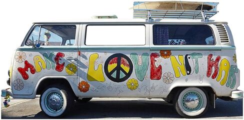 SC2068 Hippie Van Cardboard Cutout Standup in Kuwait