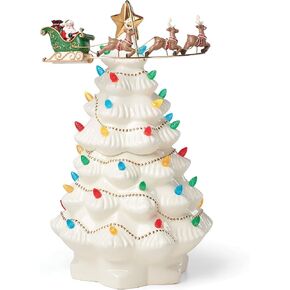 Lenox 894469 Treasured Traditions Tree with Flying Santa