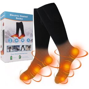 Heated Socks,Electric Heated Socks Thermal Insulated Sock Battery Powered Heat Sox, Winter Foot Warmer Socks for Men & Women… in Saudi Arabia