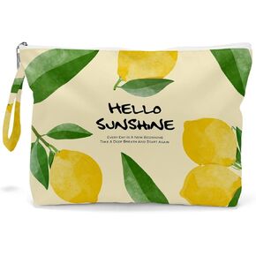 Wet Bag Diaper Bag Organizing Pouches Waterproof Wet Bag for Swimsuit Cloth Baby Diaper Toiletries Beach Traveling Dirty Laundry Clothes Large Makeup Bag Lemon Decor Favors