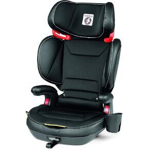 Peg Perego Viaggio Shuttle Plus 120 - Booster Car Seat - for Children up to 120 lbs - Made in Italy - Wonder Grey (Grey) - Stain Resistant & Breathable Fabric