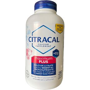 كبسولات سيتراكال سيترات الكالسيوم (الحد الأقصى الزائد) + حزمة D3 واحدة (280 قيراطًا) (قد تختلف التعبئة والتغليف) in Kuwait
