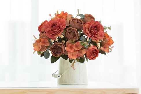 Artificial Flowers Silk Peony Fake Hydrangea Flower Faux Pink Bouquet Decor for Home Bridal Wedding Party Festival Decoration in Saudi Arabia