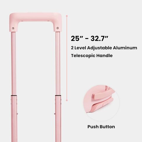 VETRESKA Hard Cat Carrier with Stickers & 2 Mats, Freely Breathe Travel Dog Carrier, Airline Approved Outdoor Cat Crate, Cat Kennel Trolley Case Portable with Silent Wheel for Cats and Dogs in Kuwait